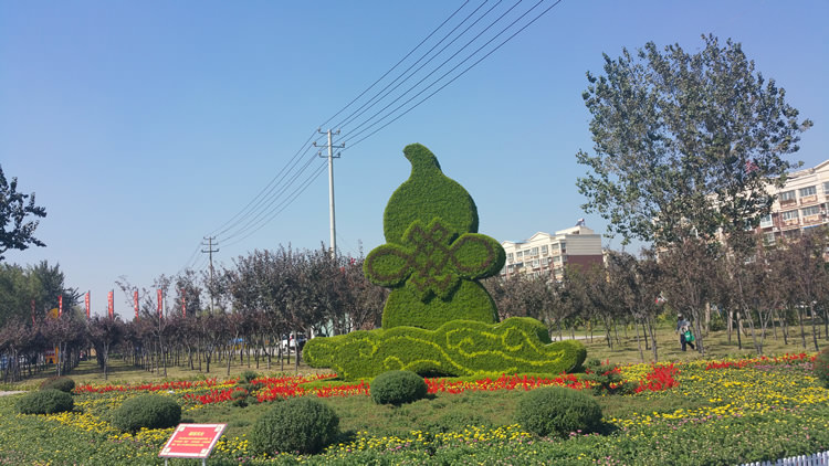 黑龙江省五色草立体花坛-绿化规划